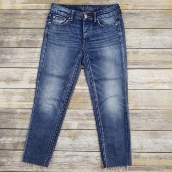 American Eagle Outfitters Boy Jean Cropped Jeans - Picture 2 of 7